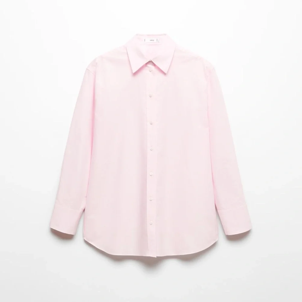 Mango - 100% Cotton Pink Oxford Button Down Shirt - Picture 3 of 7